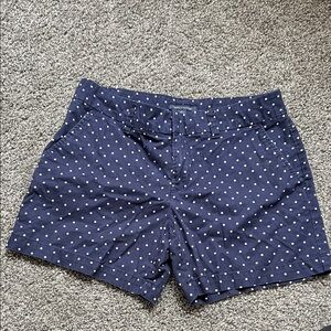 Tommy Hilfiger Navy and White Polka Dot Shorts